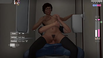 Preview 2 of Mom And Son Nx Fuck Master - TwoSides | Sex with mature woman in train bathroom