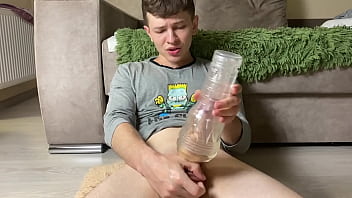Preview 3 of Bhojpuria Xxx - Young Cute Boy Fuck Flashlight so Hard and Deep / Huge Dick / Dominant / Uncut / Cute /