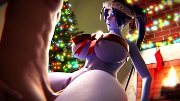 Preview 3 of Family Strokes Mom Boy - Widowmaker is the present on christmas