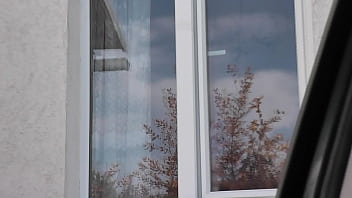 Preview 2 of I Am An Asshole Mp3 - Public nudity. Driver car taxi  saw naked Milf in stockings without panties,  which washes apartment window