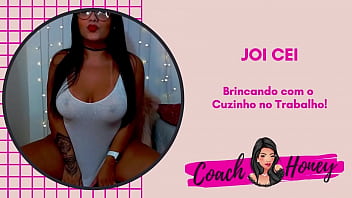 Preview 4 of Xxnxvdeos - Brincando Com o Cuzinho no Trabalho! | JOI CEI | Punheta Guiada | #33