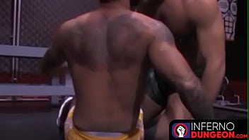 Preview 1 of Main D - InfernoDungeon.com - Post-wrestling fist fucking and jerking off session with hunks