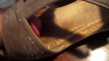 Preview 1 of Egupt - Fuck another grey shoe of my wife with cumshot
