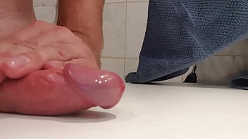 Preview 1 of God Naight Xxx Dad Bate - Sensitive oiled cumshot