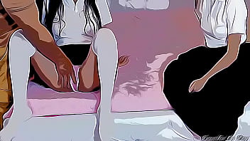 Preview 2 of School Grail And Boys - educando sexualmente a mis hijastras es de 18 a&ntilde_os parte 1 le me gusta meterle el guevo por el culo y que griten como perra