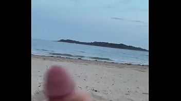 Preview 1 of Teach Me How Mom - Jerking off at west beach