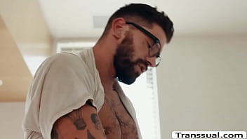 Preview 4 of Tin Sexvideo Com - Horny shemale butt fucked by her stepson