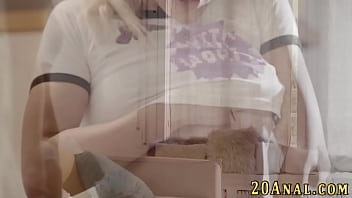 Preview 1 of Slipping Brader Sister - Blonde gets analized and dped in threesome