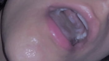 Preview 4 of Elisa Laurennne - She feels my fresh cum slowly running into her mouth