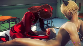 Preview 1 of Japnanease - Evangelion Asuka - Is Asuka Femboy ready to swallow all that cum? - Sissy Japanese Asian Manga Anime Game Porn Gay