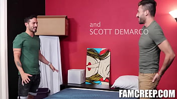 Preview 2 of Sara Joy Xxx - Cesar Rossi is expecting his new step brother Scott DeMarco