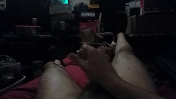 Preview 2 of 19 Yars - Starting out my day tugging on my dick