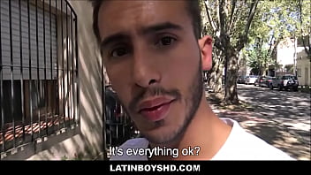 Preview 2 of Flex Gamble Gay Passive - Straight Amateur Latin Boy Sex For Cash From Stranger From Street POV