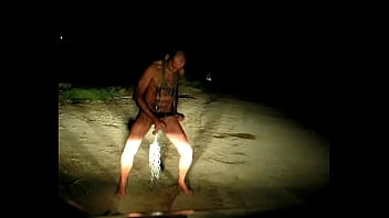 Preview 2 of Dubai Collage Sex Video Dowanlad - hard cbt exhibition in cold winter night with heavy chain