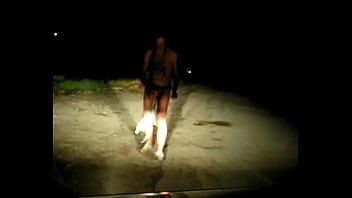 Preview 1 of Dubai Collage Sex Video Dowanlad - hard cbt exhibition in cold winter night with heavy chain