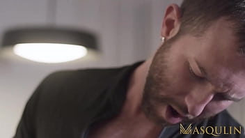 Preview 2 of Hot Sunny Leone Threesome Sex - MASQULIN Hung Gay Buddies Ace Quinn And Tanner Hall Bareback