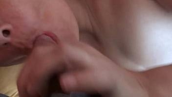 Preview 1 of Mom Fucking Her Step Son And His - Mature sucking huge cocks before cumming in her mouth