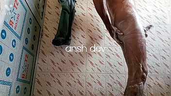 Preview 4 of Baby Malkova - Ansh dev nude bath with his delicious Dick