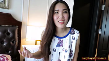 Preview 1 of Big Boobs Bbw - Shy Ladyboy Micky Gets Ass Fucked Bareback
