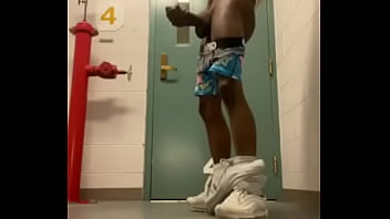 Preview 1 of Mom Gets Fuck At Kitchen - Buss nut in building stairway