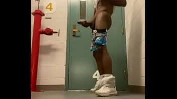 Preview 4 of Mom Gets Fuck At Kitchen - Buss nut in building stairway