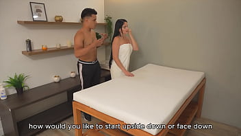 Preview 1 of Red Posy Xxx - The masseur gives me a massage with happy ending to forget my ex-husband.