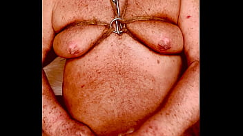 Preview 3 of Katya Sambuca Squirt - Seniormasochist pulls nipple clamps off