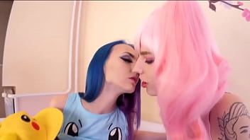 Preview 1 of Friends Mom Seduces Teen Boy - Hot Anal dildo fucking with cute babes Purple Bitch,  Sia Siberia,  and Helly Rite. The 3 girls line up as they fuck their sweet bungholes.