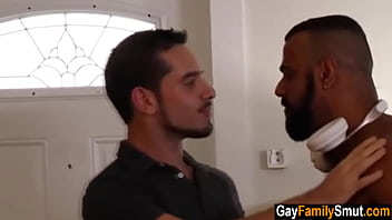 Preview 2 of Angelija Lee - Stepnephew visits his gay step uncle | fucked up family sex
