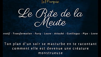 Preview 2 of 3 Gp Jizz Xxx - Le Rite de la Meute - French Furry audio porn