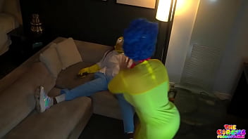 Preview 4 of Hose Servent Porn - Marge Simpson Delivers Homer Simpson some amazing throat
