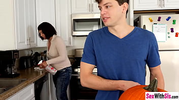 Preview 1 of Hidi Class - Stepsis Aubrey Sinclair put your hand in my pumpkin and surprise awaits you