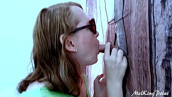 Preview 1 of Ibu Barat - MelKingPoint: Blond Hung at my Gloryhole