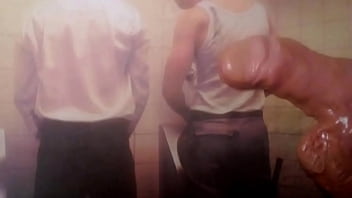 Preview 4 of Egypt Hijab5 - CLAY MOTION COCK PORTRAIT CARTOON OF COCK CUMMING SECRETLY IN PUBLIC TOILET