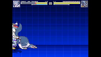 Preview 3 of 4k Lesbians Premature - MUGEN Jon talbain vs Weregarurumon (for Bergablack)