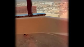 Preview 4 of Mean Mom3 - Hmmm,  which is the better view? What&rsquo_s in the water or the overlook from the jacuzzi?? Who wanna play?