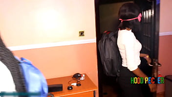 Preview 1 of Ebony Screaming Orgasm - Two wild girls in my room,  these chics are fire