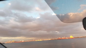 Preview 1 of Doubel Four Porn - Just Playing By The Waterfront at Dusk