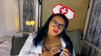 Preview 1 of Xxxxxxxx Sax - Private nurse comes to my house and I cum in her mouth! 4k