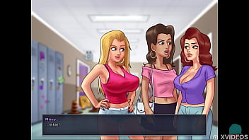 Preview 2 of Tocher Rope - SUMMERTIME SAGA #27 &bull_ Handjob in the bathroom