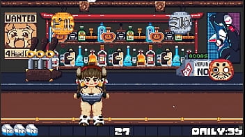 Preview 2 of Euoro Casting - Milk Bouncer [Cute Hentai game] Giant boobs milk breast expanssion