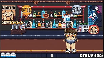 Preview 3 of Euoro Casting - Milk Bouncer [Cute Hentai game] Giant boobs milk breast expanssion
