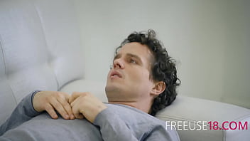 Preview 1 of Sunny Line Xxx Video Hd - Fulfilling His Freeuse Fetish With Therapist And Other Patient