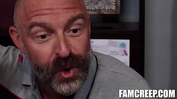 Preview 2 of Kallo All Chudi - Adrian Rose French lesson With Stepdad Musclebear Montreal