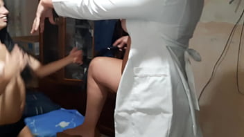 Preview 1 of Figlia E Mamma - Nurse cured me with pussy juices and orgasm - Lesbian Illusion Girls