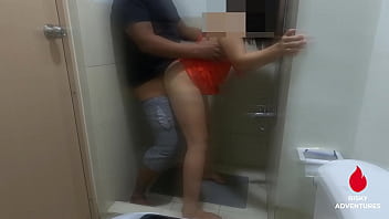 Preview 4 of Yoga Sex Gad - Nilaspag sa Banyo ang Misis Ni Kumpare - Pinay Sex 2022