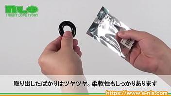 Preview 2 of Tits Pressed - 【アダルトグッズNLS】激安ブラックペニスリング＜紹介動画＞