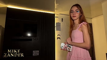 Preview 4 of Small Cock Inside - I&#039_m unfaithful to my girlfriend with my mother-in-law,  a very horny big-ass blonde who seduces me behind my girlfriend&#039_s back