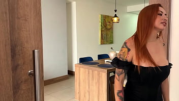 Preview 1 of M Xmastercom - Super sexy Colombian girlfriends arrive from a party so hot that they can&#039_t stand each other and end up doing scissors.