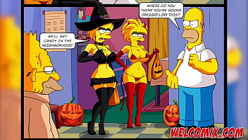 Preview 2 of Miho Kaneko - Halloween night with sex - The Simptoons